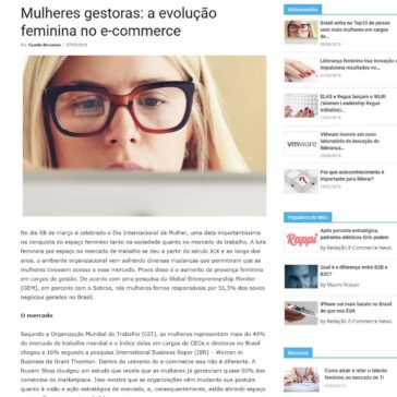 Mulheres gestoras: a evolução feminina no e-commerce- E-commerce