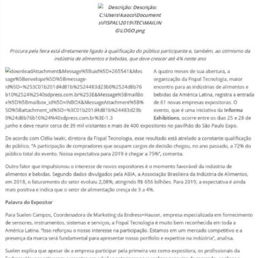 Fispal Tecnologia 2019 Já conta com Mais de 60 novos expositores – Jornal Dia Dia
