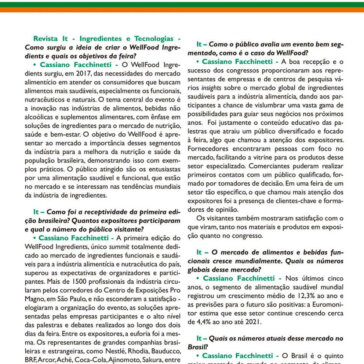 WellFood Ingredients Summit – IT Ingredientes e Tecnologias