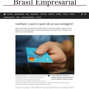 Cashback: o que é e quais são as suas vantagens?- Portal Brasil Empresarial