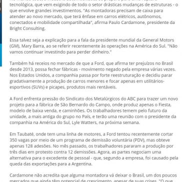 Mudanças no setor automotivo exigem aportes bilionários – Diário de Notícias