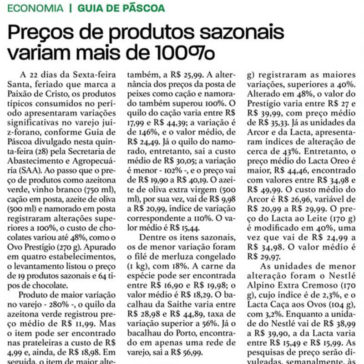 Preços de produto sazonais variam mais de 100% – Tribuna de Minas