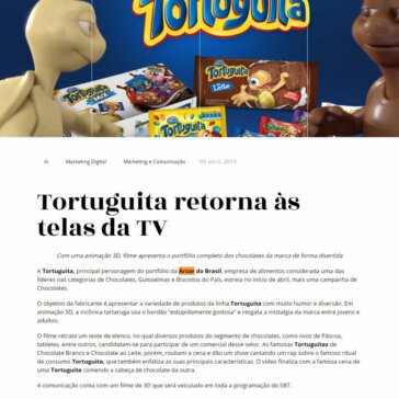 Tortuguita retorna às telas da TV – Inteligemcia