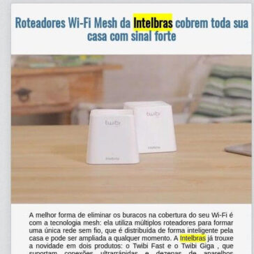 Roteadores Wi-Fi Mesh da Intelbras cobrem toda sua casa com sinal forte- Eexpo News
