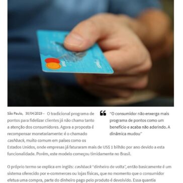 Cashback: o que é e quais são as suas vantagens?- Gazeta do Dia