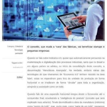 A Indústria 4.0 vai gerar uma nova onda de inovações -Pharma Innovation