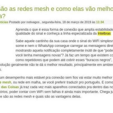 O que são as redes mesh e como elas vão melhorar sua vida?- Notivagos