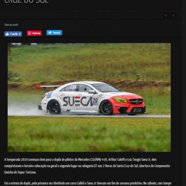 CGST: CALEFFI/SENA SOBEM NO PÓDIO EM SANTA CRUZ DO SUL- Felipe Augusto