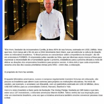 O que os bilionários brasileiros estão fazendo pela educação?-textile industry