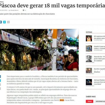 Páscoa deve gerar 18 mil vagas temporárias – Destak (On-line)