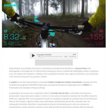 STARTUP UTILIZA IOT NO MONITORAMENTO DE CICLOVIAS- Inteligencia e Inovação