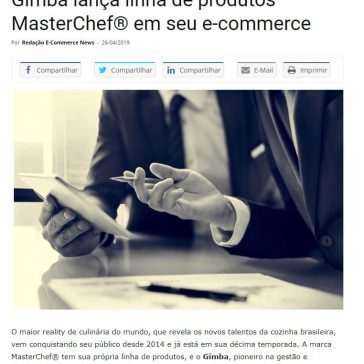 Gimba lança linha de produtos MasterChef® em seu e-commerce- E-commerce News