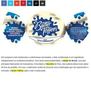 Butter Toffees sabor Leite Condensado chega ao mercado – Cidade Marketing