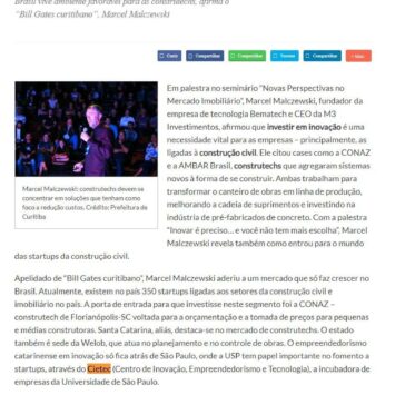 Inovar não é modismo, mas fundamental à construção civil- Cimento Itambé