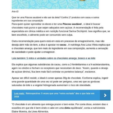 17 delícias para ter uma Páscoa saudável – com chocolate – e não sair da dieta – FA Notícias