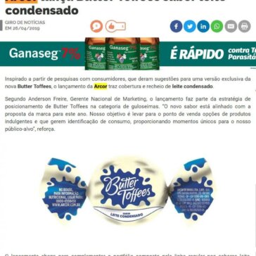 Arcor lança Butter Toffees sabor leite condensado – MilkPoint
