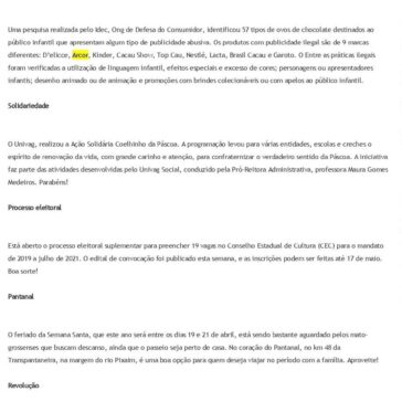 Ovos de Páscoa – Gazeta Digital