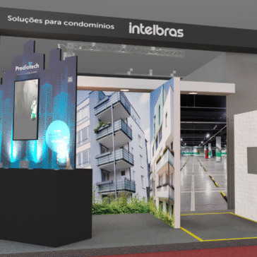  Intelbras reproduz condomínio na EXPOSEC 2019