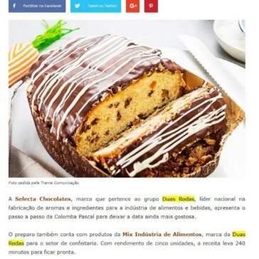 Selecta apresenta receita de Colomba Pascal – Buskaki News