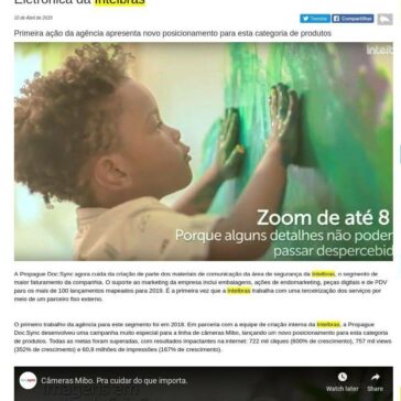 Propague Doc.Sync assume campanhas da área de Segurança Eletrônica da Intelbras- Acontecendo Aqui