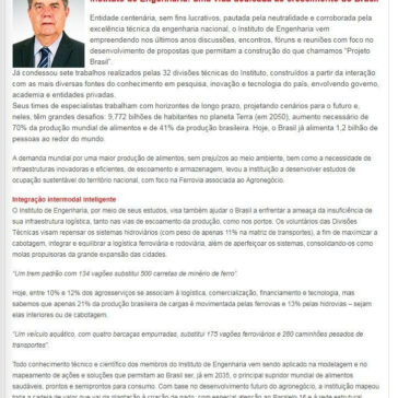 Instituto de Engenharia: uma vida dedicada ao crescimento do Brasil- Portal Casa & Cia
