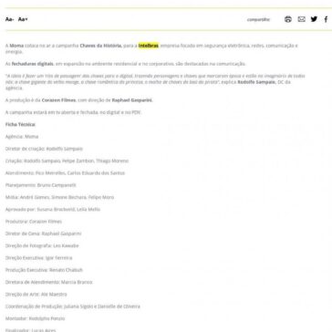 Em cartaz- Clube de Criação