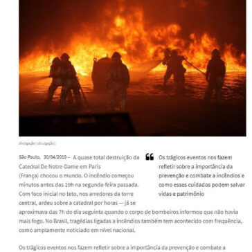 Catedral de Notre-Dame, Museu Histórico Nacional e Ninho do Urubu: a importância na prevenção e combate a incêndios- Gazeta do Dia
