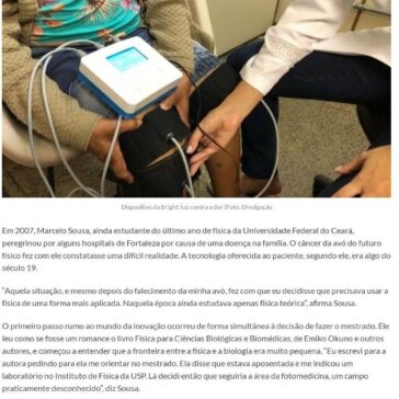 STARTUP BRASILEIRA CRIA “REMÉDIO DIGITAL” PARA DIMINUIR A DOR DE PACIENTES -Negócios Disruptivos