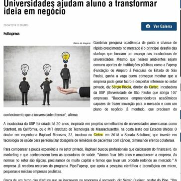 Universidades ajudam aluno a transformar ideia em negócio- O Estado Online
