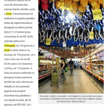 Vendas de Páscoa deixam comércio otimista – Tribuna de Minas