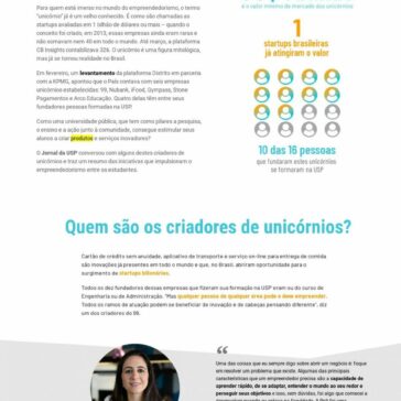 USP formou 10 dos 16 fundadores de “unicórnios? do Brasil-Jornal da USP