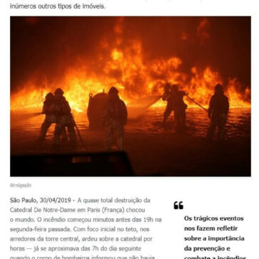 Catedral de Notre-Dame, Museu Histórico Nacional e Ninho do Urubu: a importância na prevenção e combate a incêndios -Empresas S/A