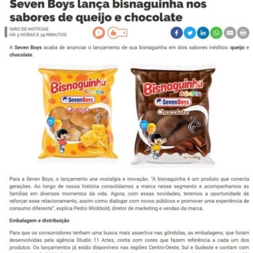 Seven Boys lança bisnaguinha nos sabores de queijo e chocolate – MilkPoint