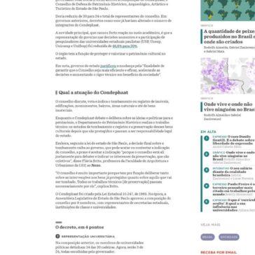 O decreto de Doria sobre o Condephaat. E o que muda com ele- Nexo Jornal