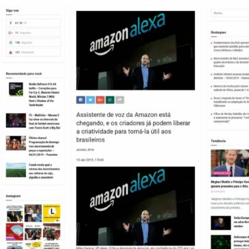 Desenvolvedores podem criar experiências para a Alexa em português -Meridional FM