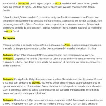 Páscoa: Arcor aposta nos personagens líderes de audiência da TV e do Cinema – Jornal do Brasil