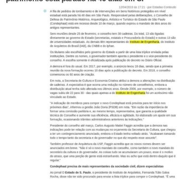 Sem nomeações, conselho estadual de patrimônio está parado há 46 dias em SP – Tribuna do Interior