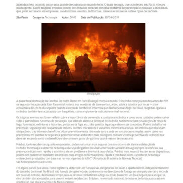 Catedral de Notre-Dame, Museu Histórico Nacional e Ninho do Urubu: a importância na prevenção e combate a incêndios -Mundo do Marketing