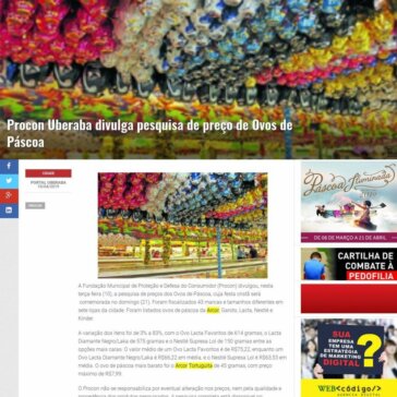 Procon Uberaba divulga pesquisa de preço de Ovos de Páscoa – Portal Uberaba