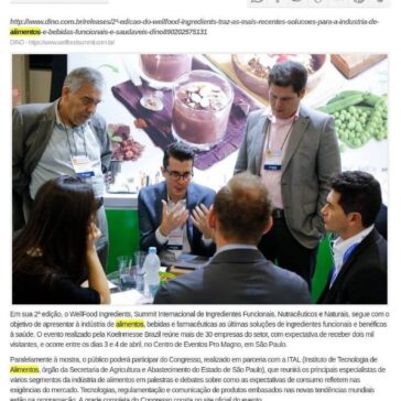 2ª edição do Wellfood Ingredients traz as mais recentes soluções para a indústria de alimentos e bebidas funcionais e saudáveis – Gazeta da Semana