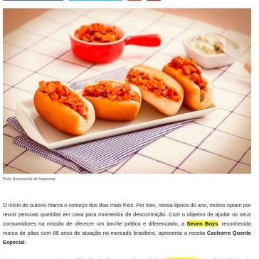Seven Boys apresenta receita de cachorro quente especial – Buskaki News