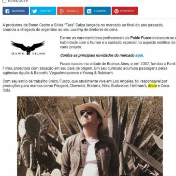 Pablo Fusco entra para o time da Hawk – Promoview