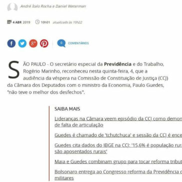 Para Marinho, CCJ não teve ‘melhor dos desfechos’, mas ele e Guedes avaliam como positiva – Terra