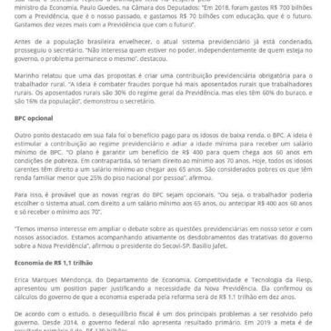 Movimento Reformar para Mudar recebe secretário da Previdência- SindusCon