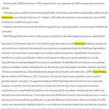 WellFood Ingredients Summit consolida-se como o principal vetor de inovações para a indústria de alimentos funcionais, nutracêuticos e saudáveis – Negócios em Foco