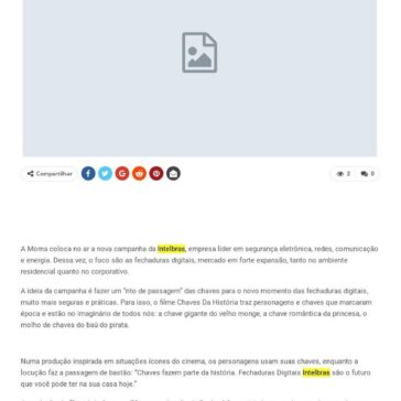 Moma assina campanha para Intelbras- Meio & Negócio