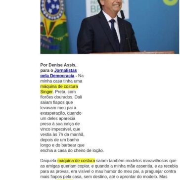 Bolsonaro é uma lançadeira – Brasília 247