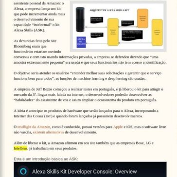 Alexa: entre denuncias e novo kit- Blog Marcos L. Mucheroni Filosofia, Noosfera e cibercultura