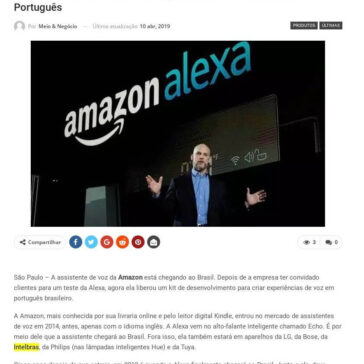 Desenvolvedores podem criar experiências para a Alexa em português- Meio & Negócio