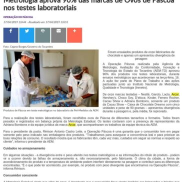 Metrologia aprova 90% das marcas de Ovos de Páscoa nos testes laboratoriais – O Coletivo